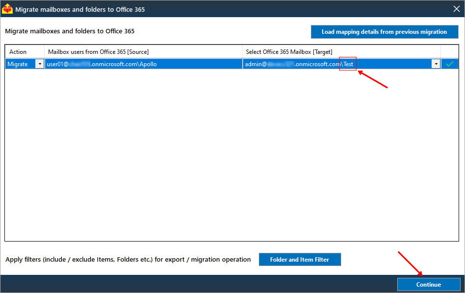 proceed with the migration proceed with the migration