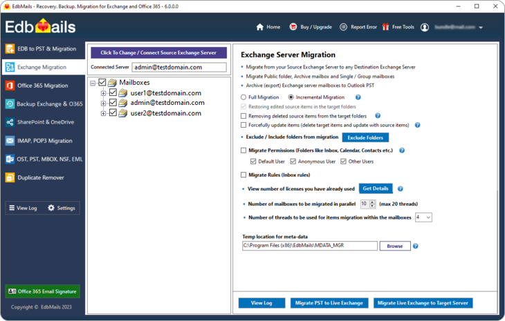 Cross-forest Exchange server migration Cross-forest Exchange server migration